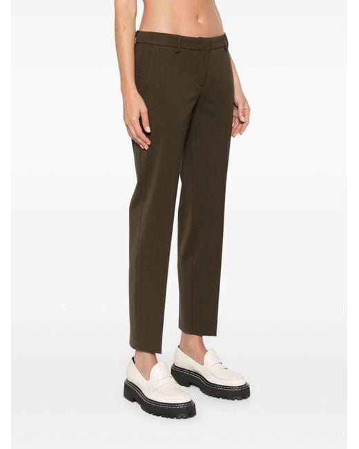 N°21 Gray Straight Trousers