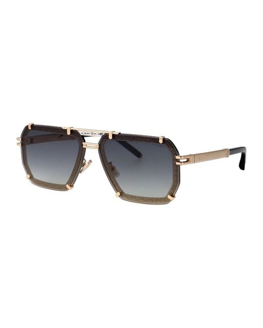 Philipp Plein Metallic Metal Sunglasses