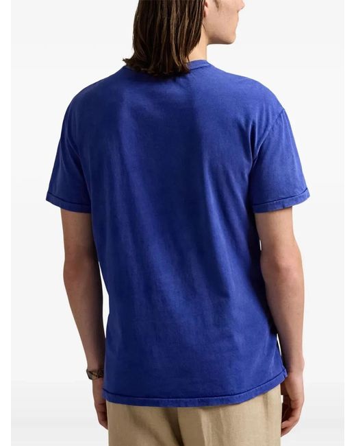Polo Ralph Lauren Blue Jersey T-Shirt for men