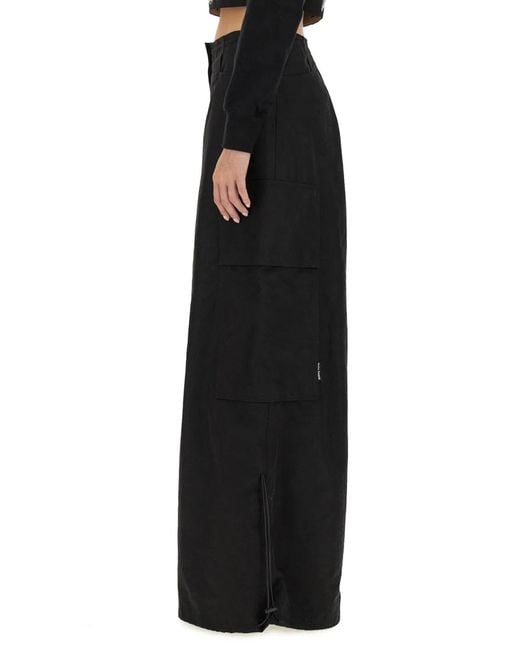Palm Angels Black Cargo Pants