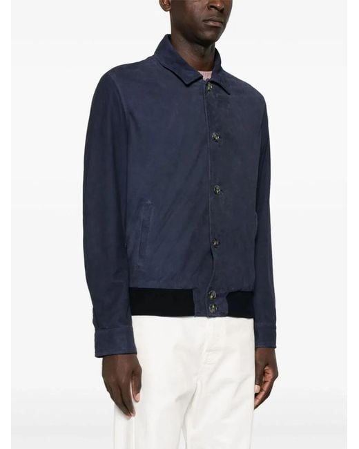 Barba Napoli Blue Colin Sport Jacket for men