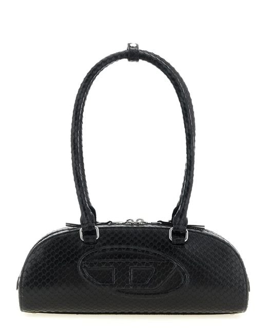 DIESEL Black '1Dr Dome' Shoulder Bag