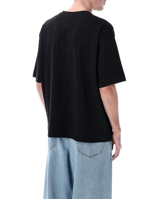 Dries Van Noten Black Pocket T-Shirt for men