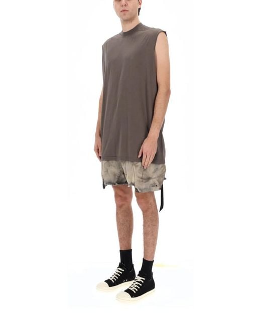 Rick Owens Brown Cotton T-Shirt for men