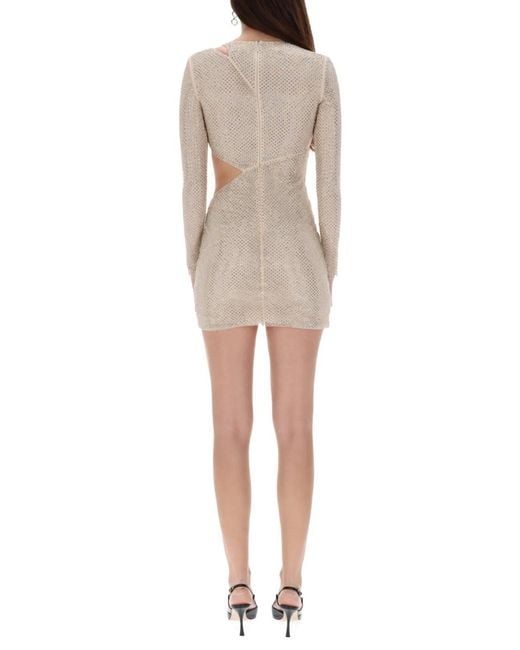 Self-Portrait Natural Ivory Polyester Dress