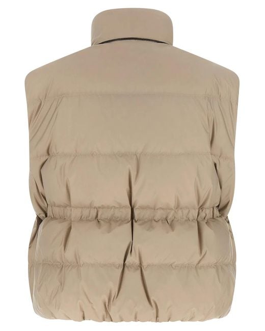 Brunello Cucinelli Natural 'Monile' Vest