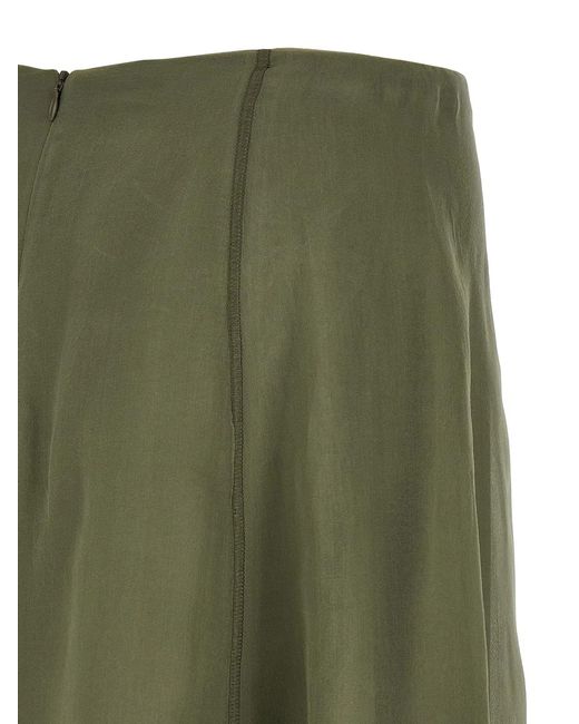 Brunello Cucinelli Green 'Circle' Skirt