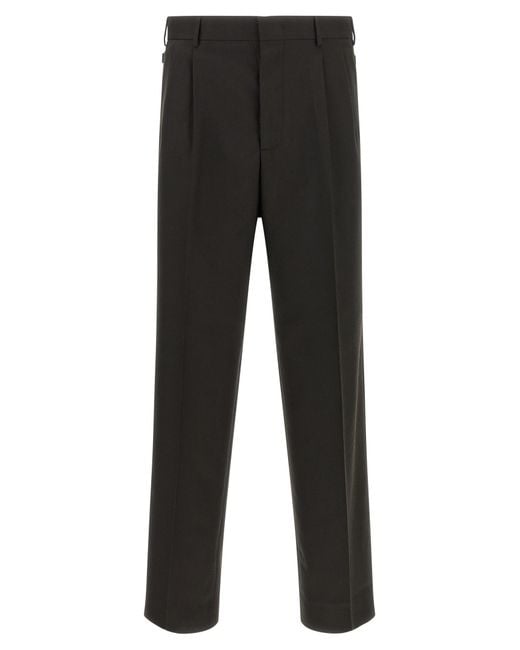 Cellar Door Black Polyester Dress Pants for men