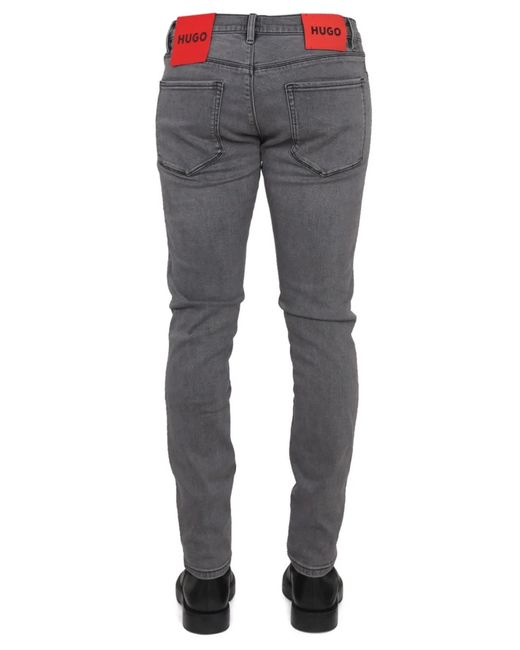 HUGO Gray Slim Fit Jeans for men