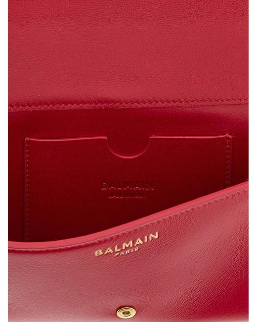 Balmain Red 'Shuffle' Wallet Chain