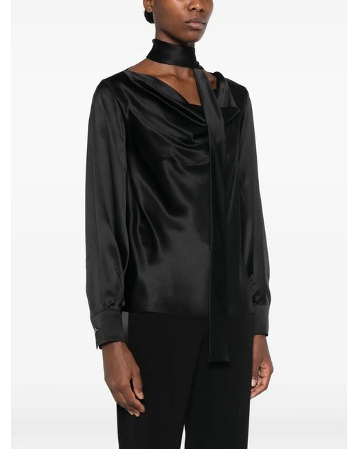 Max Mara Black Fiocchi Blouse
