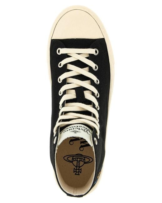Vivienne Westwood Black 'Plimsoll' Sneakers