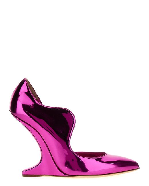 Nicolo' Beretta Pink 'Blastic' Pumps