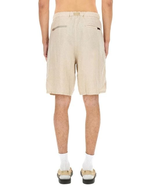 Undercover Natural Linen Shorts for men