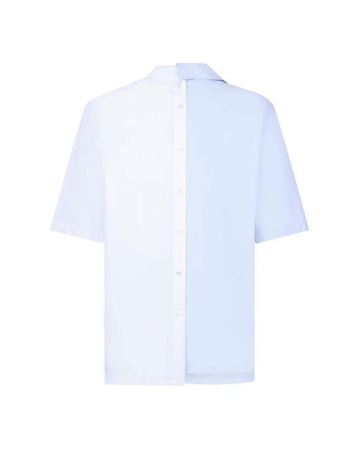 Lanvin Blue Cotton Shirt for men