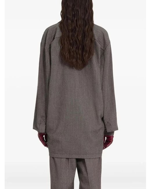 MM6 by Maison Margiela Gray Mini Dress