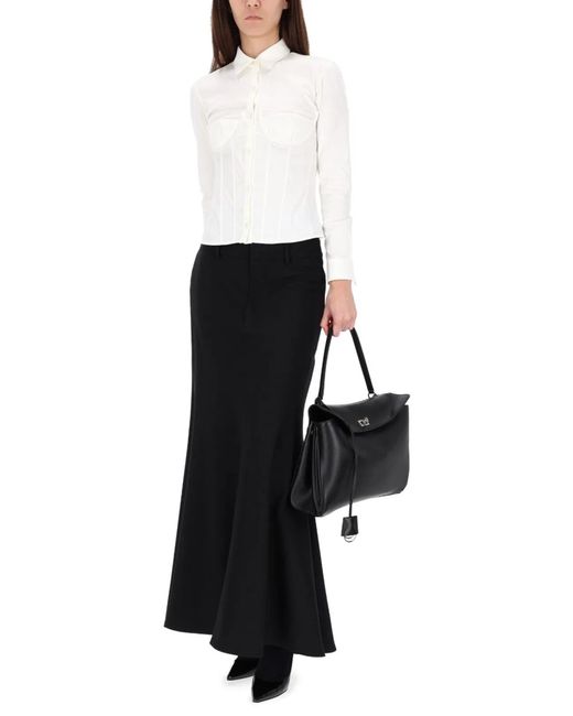Balenciaga White Corset Shirt