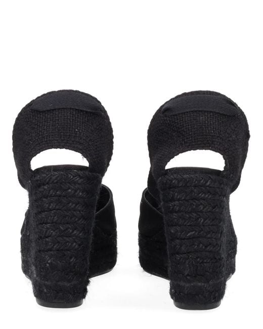 Castaner Black Espadrille "Cute"