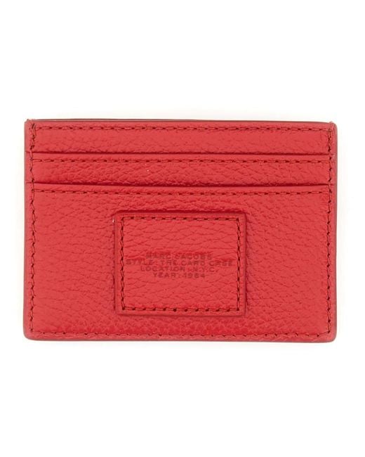 Marc Jacobs Red Portacarte Con Logo