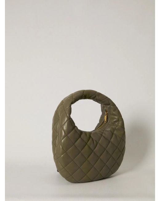 Saint Laurent Green Strong Moss Icarino Leather Handbag