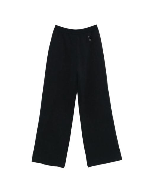 Emporio Armani Black Cotton Trousers