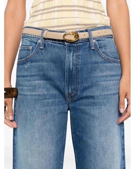 Mother Blue Dodger Ankle Jeans