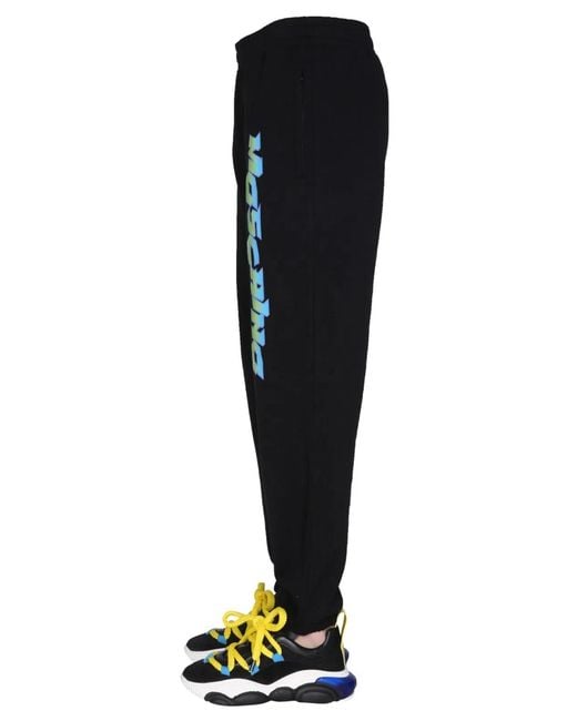 Moschino Couture Black Surf Jogging Pants for men