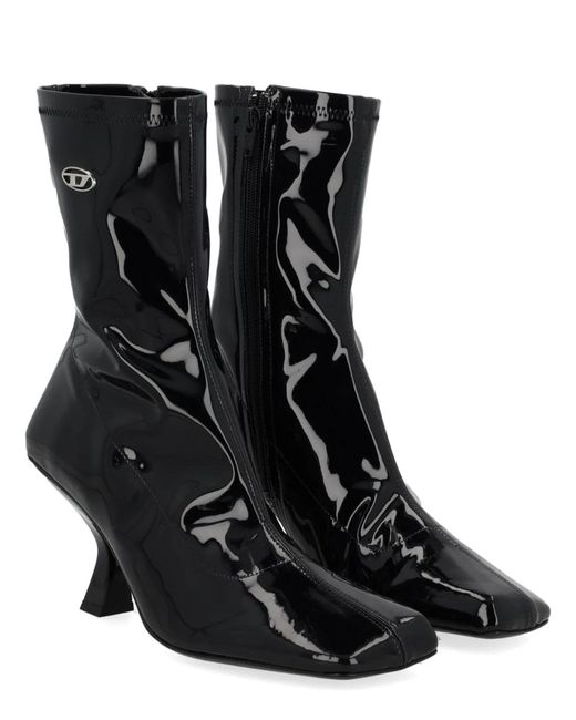 DIESEL Black Boots "D-Amber Md"