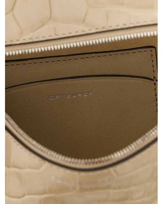 Tory Burch Metallic 'Romy Slim' Shoulder Bag