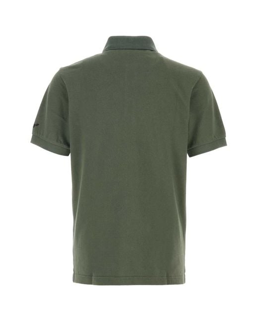 KENZO Green Gots Jumping Tiger Slim Polo for men