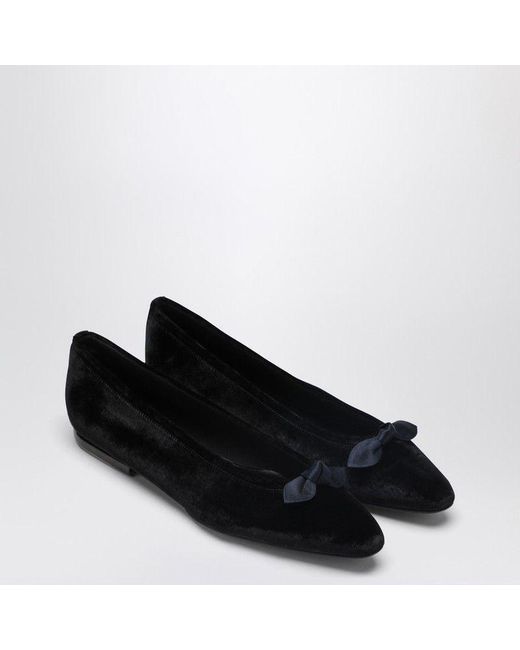 Loro Piana Black Primula Ballet Flats