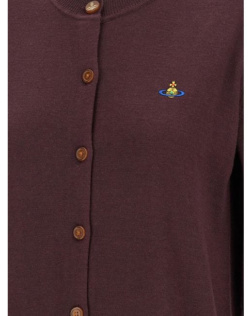 Vivienne Westwood Purple 'Bea' Cardigan
