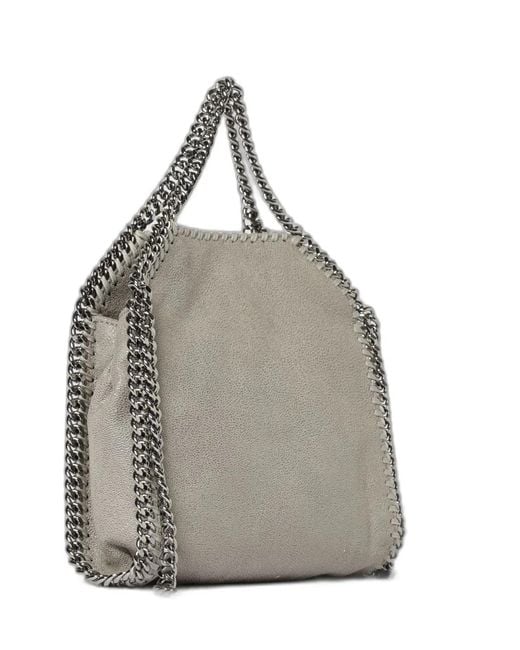Stella McCartney Gray Falabella Tiny Crossbody Bag