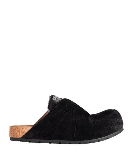 Balenciaga Black Dumbo Suede Calfskin Mule for men