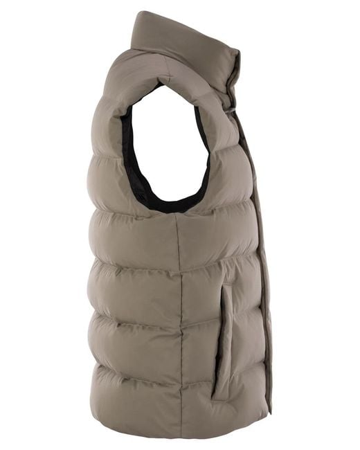 Fay Brown Down Vest for men