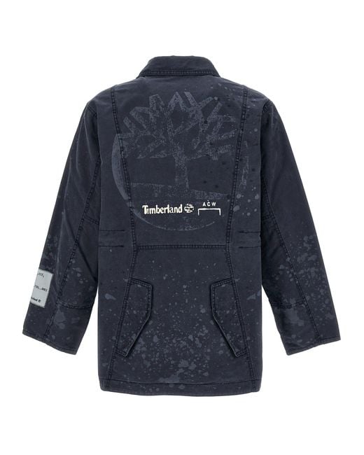 A_COLD_WALL* Blue Future73 Oversized Cotton Jacket for men
