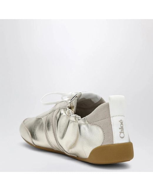 Chloé White Kick Sneakers