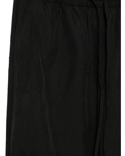 Rohe Black Balloon Trousers Elastic Waist