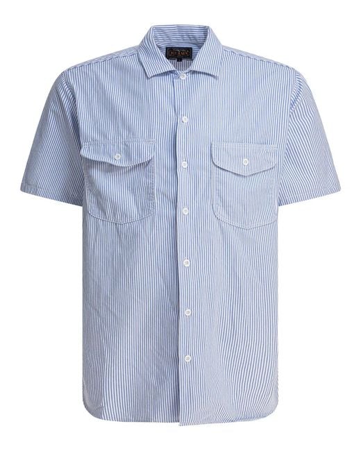 Beams Plus Blue "Work" Shirt for men