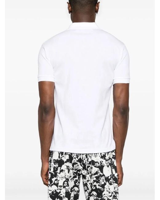 COMME DES GARÇONS PLAY White Cotton Polo Shirt for men