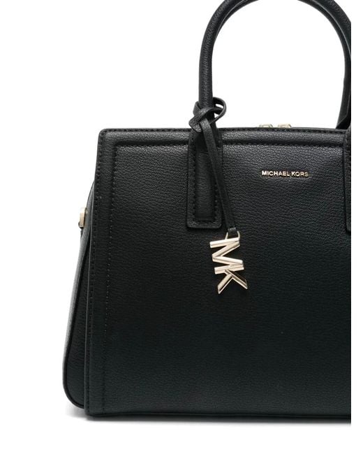 MICHAEL Michael Kors Black "Laila Sactchel" Medium Satchel Bag