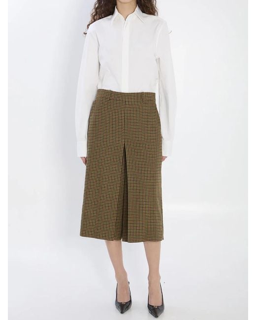 Saint Laurent Natural Pants Skirt