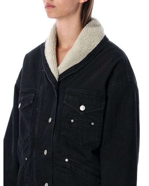 Isabel Marant Black Pimia Denim Jacket