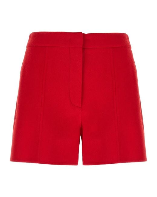 Sportmax Red 'Buono' Shorts