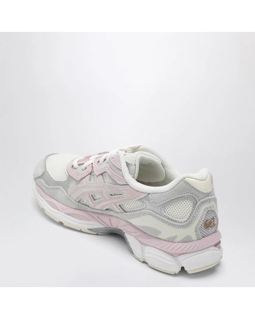 Asics White Gel-Nyc Sneakers Concrete/Barely Rose