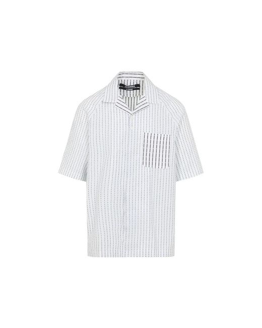 Jacquemus White The Romarin Cotton Shirt for men