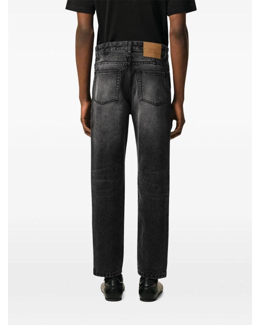 AMI Gray Cotton Jeans for men