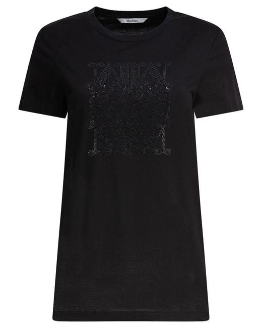 Max Mara Black "Maxmarabesque" T-Shirt