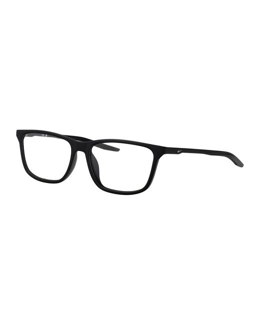 Nike Black Matte Acetate Glasses for men
