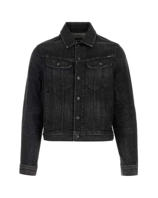 Tom Ford Black Denim Jacket for men